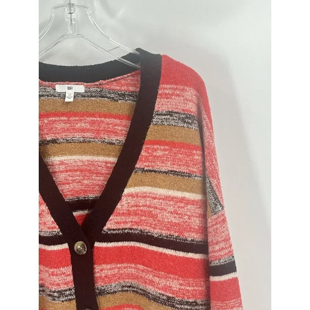 BP Multicolor Striped Cardigan - Picture 2 of 6
